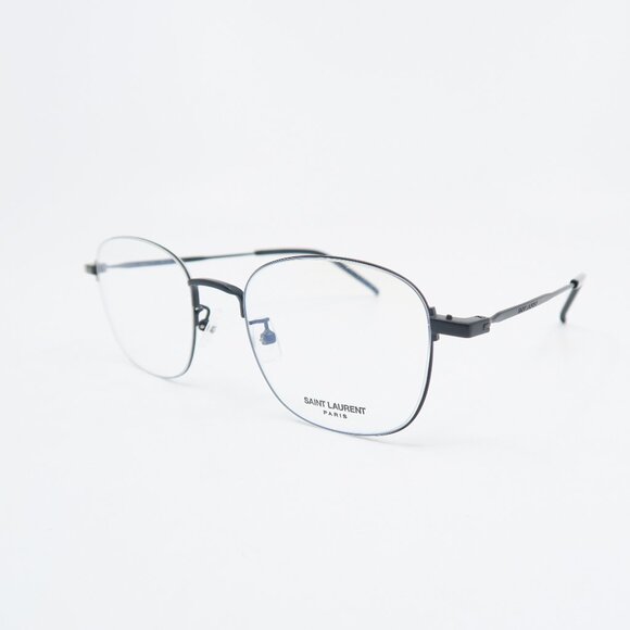 Saint Laurent SL395/K 002 51mm Wire Black Square, New Unisex Eyeglasses. - Picture 1 of 7